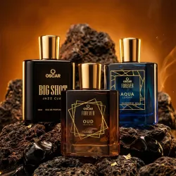 OSCAR BigShot Jazz Club, Aqua Luxury & Oud Intense Perfume Combo, Strong