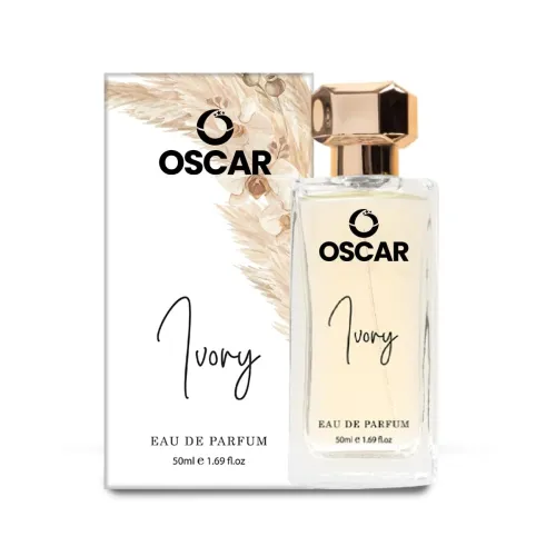 Image of Oscar Ivory Eau De Parfum Woman, 50ml | Long Lasting Perfume for Women | Premium Luxury Fragrance Scent | 