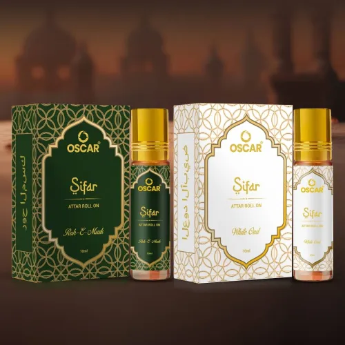 Image of Oscar Sifar Collection White Oud & Ruh-e-Musk Attar, Po2