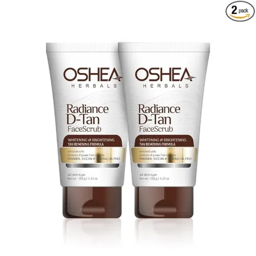 Image of Oshea Herbals Radiance D-Tan Face Scrub 50g Pack of 2