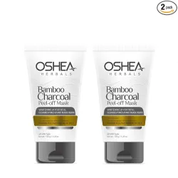  Oshea Herbals Bamboo Charcoal Peel Off Mask (Pack of 2)