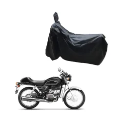 Oshotto Dust and Water Proof Double Mirror Pocket Leatherite Bike Body Cover Compatible with Hero Splendor Pro Classic (