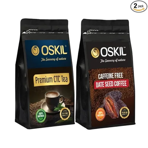 Image of OSKIL CTC Tea 200g + Date Seed Coffee 250g Combo