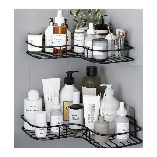 Image of Oslen Metal Wall-Mounted Storage Shelf (Pack of 2)