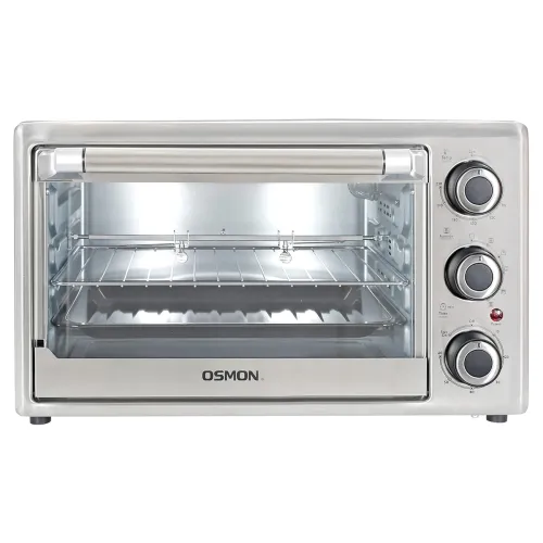 Image of OSMON OS T025 Oven Toaster Griller | 25 Ltr | 1500 Watt | Automatic Temperature Cut Off | Stainless Steel Body | Bake, T