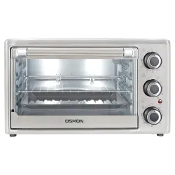 OSMON OS T025 Oven Toaster Griller | 25 Ltr | 1500 Watt | Automatic Temperature Cut Off | Stainless Steel Body | Bake, T