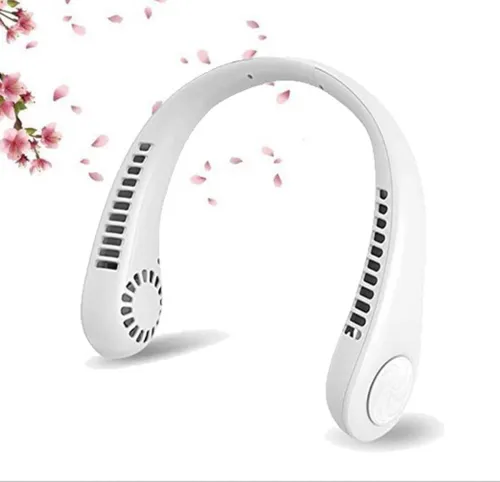 Image of OSR Portable Neck Cooler Fan USB Rechargeable (White)