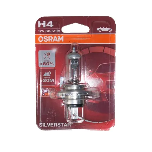 Image of Osram H4 Silver Star Xenon Headlight Bulb