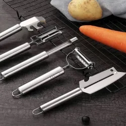 OSSOBERRY Multifunctional stainless steel peeler set, Po5