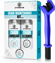 Otoroys Bike Chain Lubricant and Chain Cleaner Spray With Cleaning Brush For Motorcycle Chain Cleaner Chain Oil (300 ml, Pack of 1)