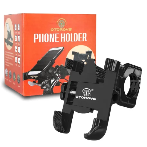 Image of OTOROYS Universal 360 Degree Rotating Metal Body Bike Mount Holder