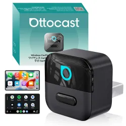OTTOCAST Mini Pico 2026 Wireless CarPlay Adapter for iPhone & Android 