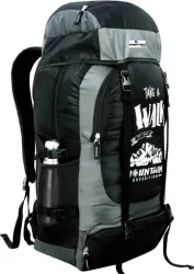 Outdoor Hiking Trekking Travel Backpack - 55L (Grey)