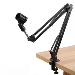Overhead Microphone Holder Stand, Extra Long Arm for Mics