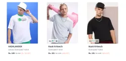 OverSized Mens Tshirts From ₹189