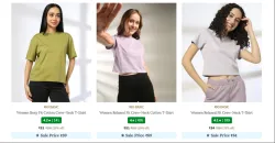 Oversized Tshirts at minimum 79% Discount