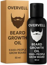 overvell Beard Growth Oil for Men-Fast Beard Growth, 50ml