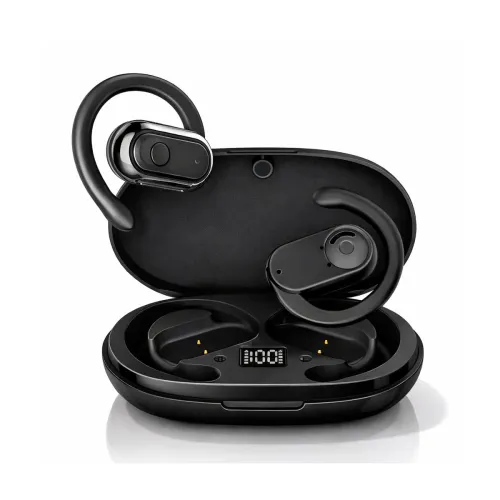 Image of OWS- W300 True Wireless Earbuds, Gaming Earbuds with Open Wearable Stereo, 50 Hours Playtime, Bluetooth 5.4 + ENC Clarit