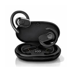 OWS- W300 True Wireless Earbuds, Gaming Earbuds with Open Wearable Stereo, 50 Hours Playtime, Bluetooth 5.4 + ENC Clarity, 13mm HD BASS Drivers, IPX6 Sweat-Proof,Built-in Mic