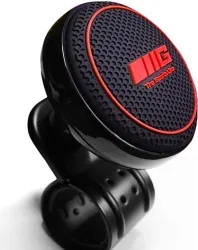 OXTAUL Aluminium Car Steering Knob (Red, Black)