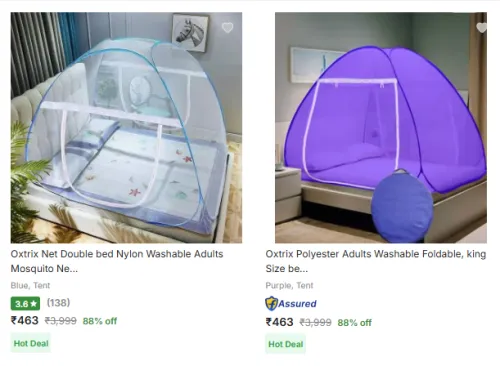Image of Oxtrix Mosquito Nets Starting @ ₹463