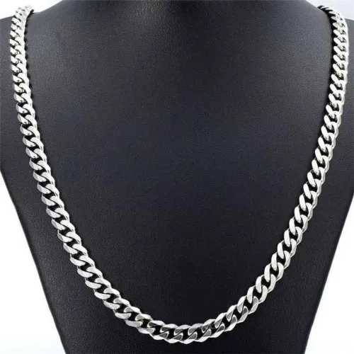Image of oyssta  Steel High Quality Silver Chain for Men