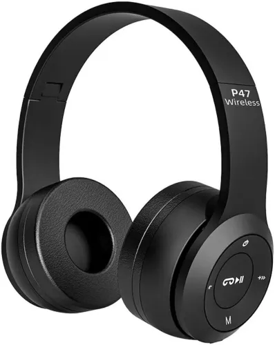 Image of P47 Wireless Bluetooth Headphones with Volume ContrOL JHD2 Bluetooth Headset .