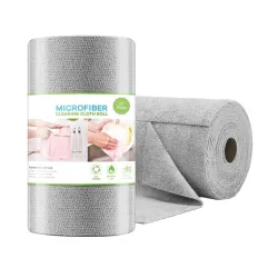 Pack Of 20 Cleaning Cloth Roll, Washable Absorbent Towel For Kitchen, Dust, Stains Wet and Dry Microfiber Cleaning Cloth, Reusable Paper Towels Washable Roll Tear Away for Kitchen, Car (Pack...