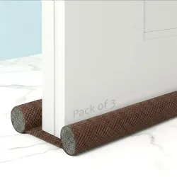 Pack of 3 Door Gap Filler 39 Inch Bottom Sealing Strip for Doors
