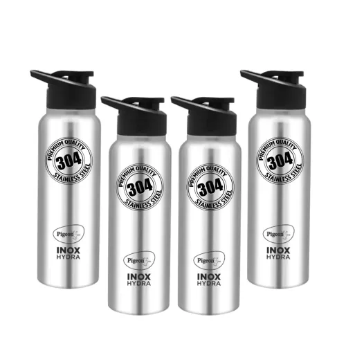 Image of Pigeon by Stovekraft Inox Hydra 900 ml Bottle (Pack of 4)