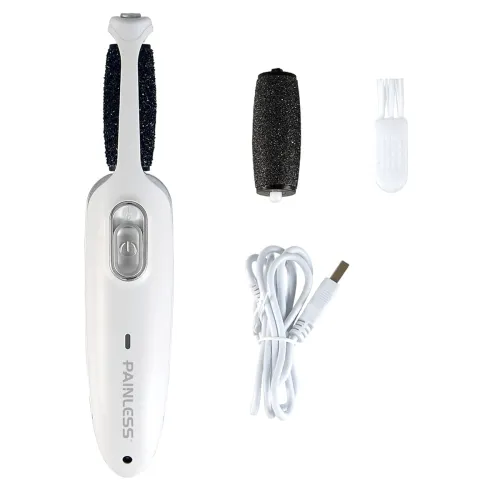 Image of Painless Electric Callus Remover Rechargeable Cordless Foot File Easy Grip