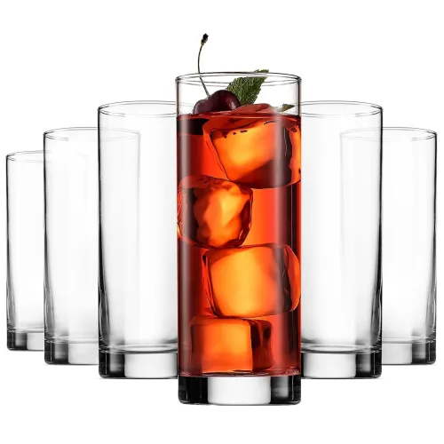 Image of Paksh Novelty Italian Highball Glasses [Set of 6] 