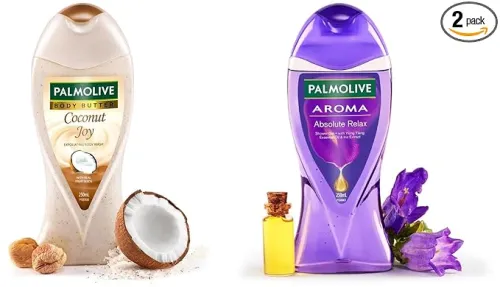 Image of Palmolive Body Wash Coconut Joy Crème Based Exfoliator With Real Apricot Seeds & Jojoba Butter Extracts, 250ml & Body Wa
