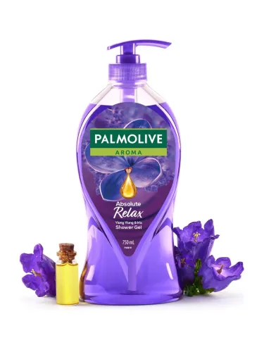 Image of PALMOLIVE Iris & Ylang Essential Oil Body Wash (750 ml)