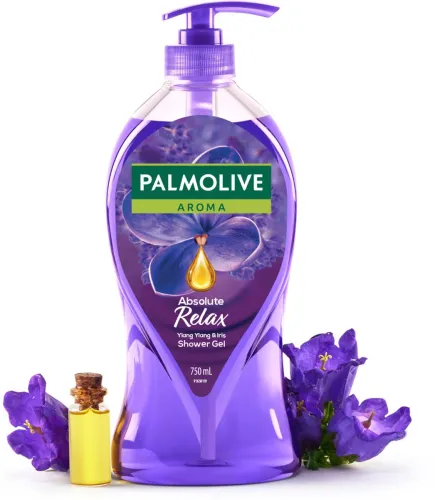 Image of PALMOLIVE Iris & Ylang Ylang Essential Oil Aroma Absolute Relax, Moisturizing Body Wash  (750 ml)
