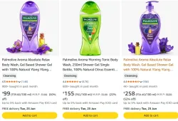 PALMOLIVE shower gel starting at ₹99