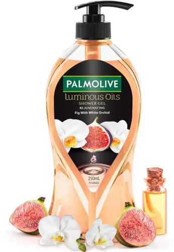Image of PALMOLIVE White Orchid & Fig Oil Luminous Oils Rejuvenating, Nourishing Body Wash. (750 ml)