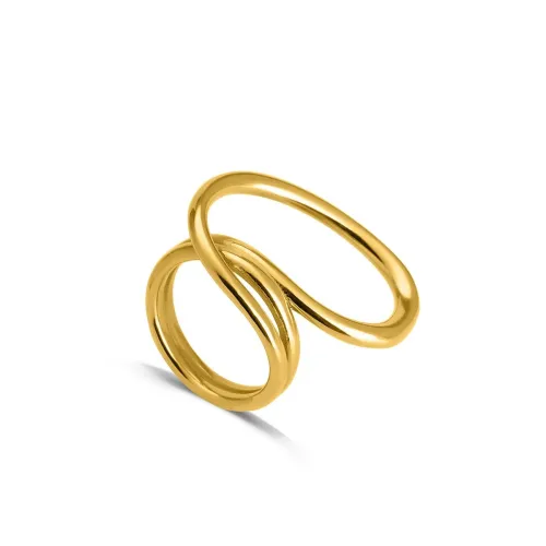Image of PALMONAS Irregular Modern Gold Ring
