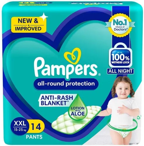 Image of Pampers All Round Protection Diapers - XXL (14 Pcs)