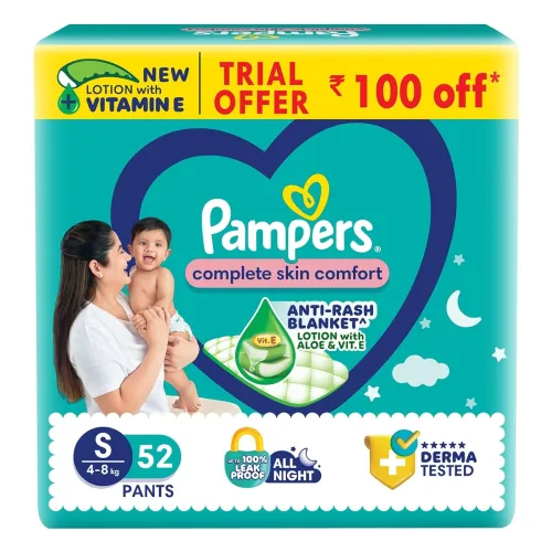 Image of Pampers Complete Skin S-52 Comfort Pants 