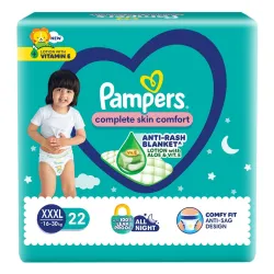 Pampers Complete Skin Comfort Pants XXXL 22 Count 