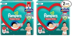 Pampers Happy Sleep Pant Style Baby Diapers (L,42 Count Po2)