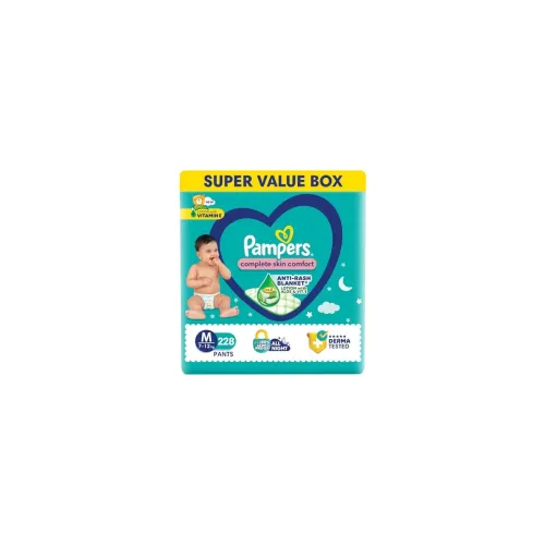 Image of Pampers M Diaper Pants 228 Anti-Rash 7-12kg
