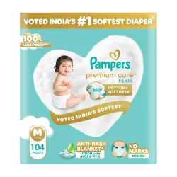 Pampers Premium Care Pant Diapers - M (104 Pieces)
