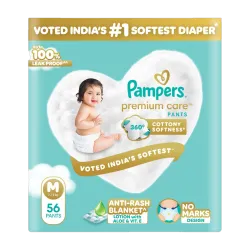 Pampers Premium Care Pant Diapers - M (56 Pieces)