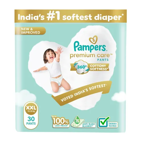 Image of Pampers Premium Care Pant Style Baby Diapers XXL