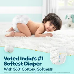 Pampers Premium Care Pant Style Baby Diapers, Medium (M), 20 Count, 7-12kg, All-in-1 with 360 Cottony Softness Diapers