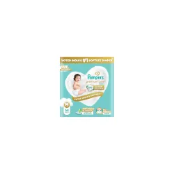 Pampers Premium Care Pant Style Baby Diapers M 54 Count | No Marks Design | Voted India’s #1 Softest Diaper | All in 1 diaper with 360 Cottony Softness