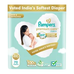 Pampers Premium Care Pant Style Baby Diapers Newborn X-Small 70 Count