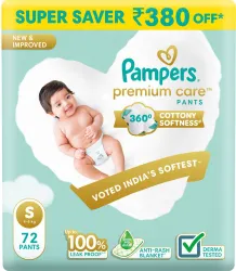 Pampers Premium Care Pant Diapers - S (72 Pieces)